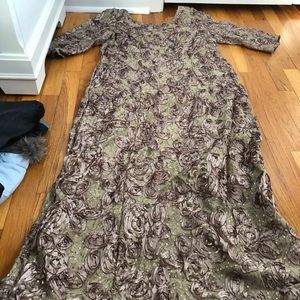 alex evenings ball gown dress